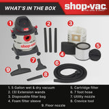 Shop-Vac 5 Gallon 4.5 Peak HP Wet Dry Vacuum image 2