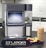 GE Profile Opal 2.0 XL with 1 Gallon Tank, Chewable Crunchable Countertop Nugget Ice Maker, Scoop included, 38 lbs in 24 hours, Pellet Ice Machine with WiFi & Smart Connected, Stainless Steel image 2