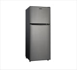 4.6. Cu ft Two Door Mini Refrigerator with Freezer, Stainless Steel image 2