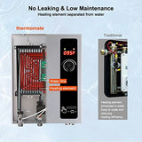 Electric Tankless Water Heater, 11kW at 240 Volt, On Demand Instant Hot Water Heater image 2