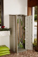Vertical Resin Weather Resistant Outdoor Storage Shed image 3