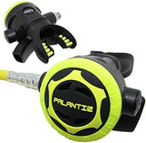 Yoke Regulator & Octopus Combo for Scuba Diving | High-Performance Over-Balanced Regulator, Silicone Mouthpiece, 27" Hose, Large Purge Button, 36" Yellow Octopus Hose image 2