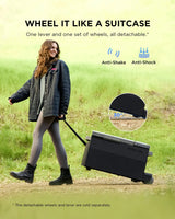 Car Refrigerator, 40 Qt(38L) Portable Refrigerator, Electric Cooler with Ice Maker, Dual Zone WIFI APP Control(-13℃~50℃), 12/24V DC/AC For Camping, Travel, Fishing, Outdoor, Truck image 2