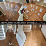 Commercial Floor Scrubber Machine with Brushes and Pads, Heavy Duty Floor Buffer Polisher and Cleaner- Deep Cleaning Tile and Grout, Hardwood Floors and Carpets without Getting on Hands and Knees image 2