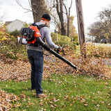 ECHO PB-580T 58.2cc Gas Backpack Leaf Blower, 216 MPH, 517 CFM, 2-Stroke Engine, Tube Throttle image 4