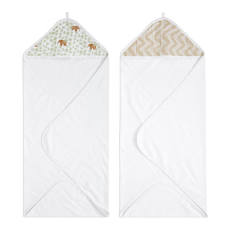 Aden + Anais Tanzania Hooded Towels, 2-pk