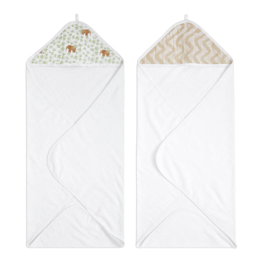 Aden + Anais Tanzania Hooded Towels, 2-pk