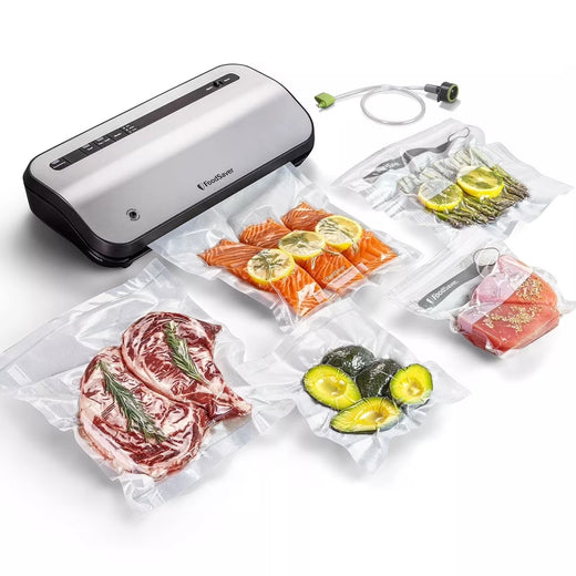 FoodSaver 2195546 Preserve Vacuum Sealer, Special 14-Piece Starter Kit with Vacuum Seal Roll and Bags