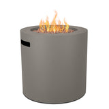 Aegean Steel Propane Fire Pit Hidden Tank in Mist Gray, 24-in image 4