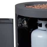 Aegean Steel Propane Fire Pit Hidden Tank in Slate, 24-in image 8