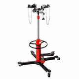Hydraulic Car Transmission Jack Vertical Lift,1660 Pounds,360掳Rotating Wheel Lift,Red image 2