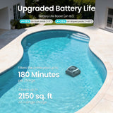 Aiper Scuba N1 Max Cordless Robotic In-Ground Robotic Pool Cleaner for In-Ground Pools up to 2150 sq. Ft image 4