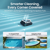 Aiper Scuba N1 Max Cordless Robotic In-Ground Robotic Pool Cleaner for In-Ground Pools up to 2150 sq. Ft image 8