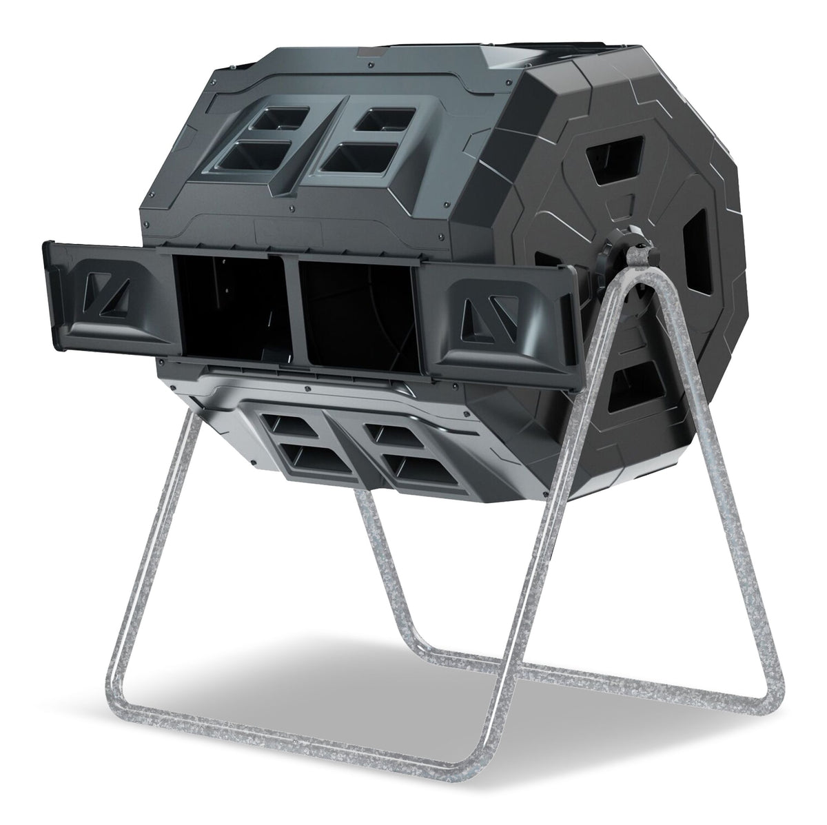 Algreen Tumbling Composter with Two Chambers