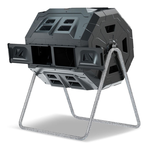 Algreen Tumbling Composter with Two Chambers