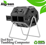 Algreen Tumbling Composter with Two Chambers image 4