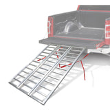Aluminum Tri-Panel Loading Ramp with Adjustable Straps, 77 x 50-in, 1500-lb image 3