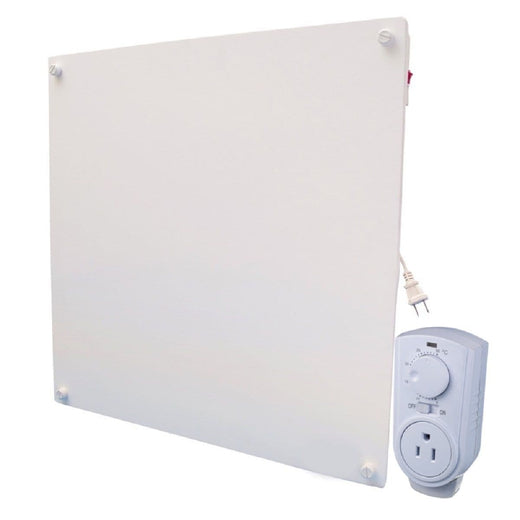 Amaze Heater Electric Heater with Plug-in Thermostat, 400W, White
