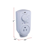 Amaze Heater Plug-in Thermostat for Portable Space Heater & AC, White image 5
