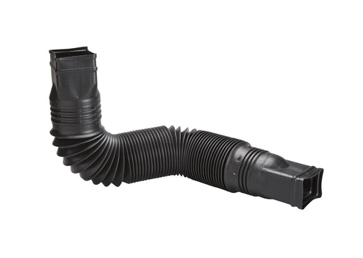 Amerimax Canada Flex-a-Spout Vinyl Downspout Extension, Rust-proof, Black
