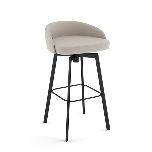 Amisco Cruz Welded Steel Counter Stool, 300-lb Capacity