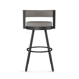 Amisco Eller Swivel Counter Stool with Padded Backrest, Multiple Colours, 26-in image 2