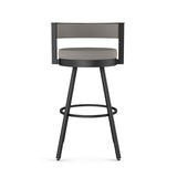 Amisco Eller Swivel Counter Stool with Padded Backrest, Multiple Colours, 26-in image 3