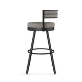 Amisco Eller Swivel Counter Stool with Padded Backrest, Multiple Colours, 26-in image 5