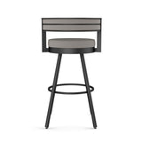 Amisco Eller Swivel Counter Stool with Padded Backrest, Multiple Colours, 26-in image 6