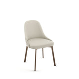 Amisco Harper Upholstered Dining Chair, Boucle Polyester Fabric & Bronze Metal Frame