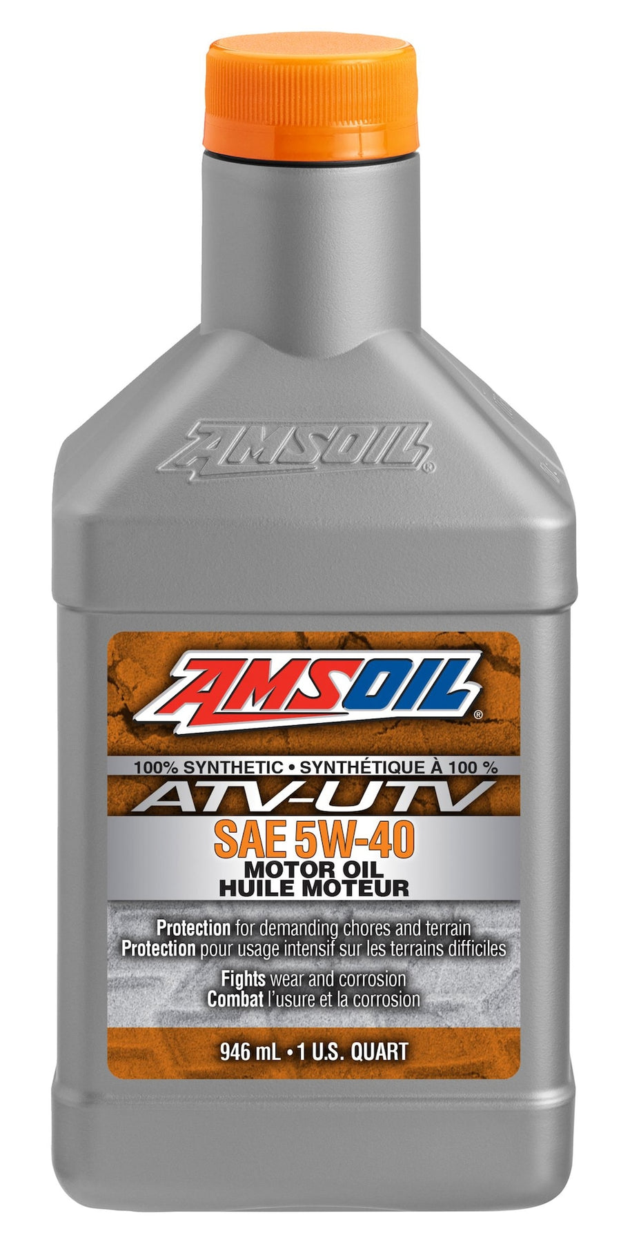 Amsoil 946-mL 100% Synthetic 5W40 ATV/UTV Engine Oil