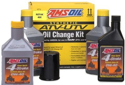 Amsoil Can-Am Rotax 450 ATV/UTV Oil Change Kit