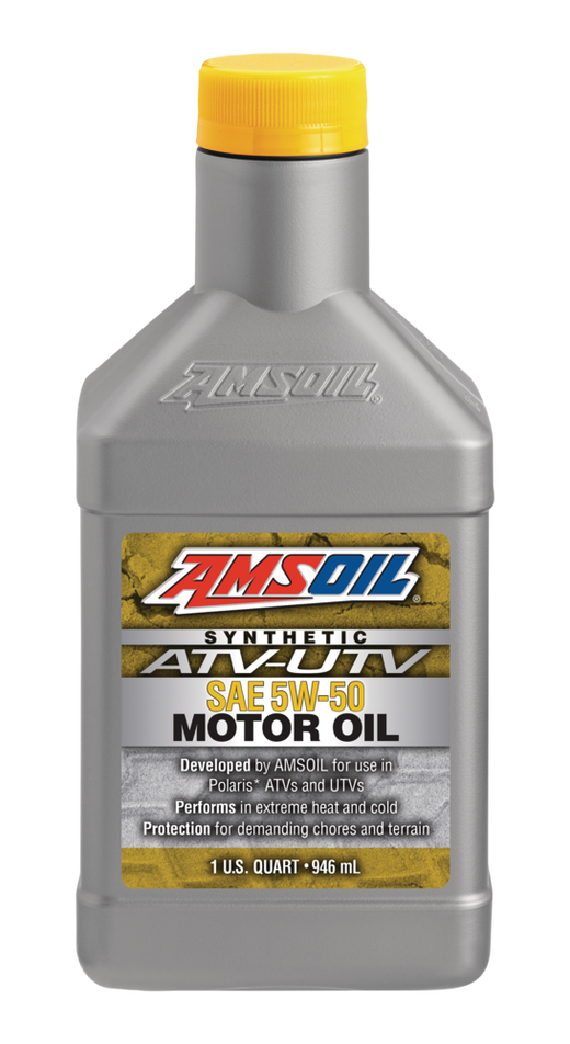 Amsoil Synthetic ATV/UTV Engine Oil 5W50, 946-mL