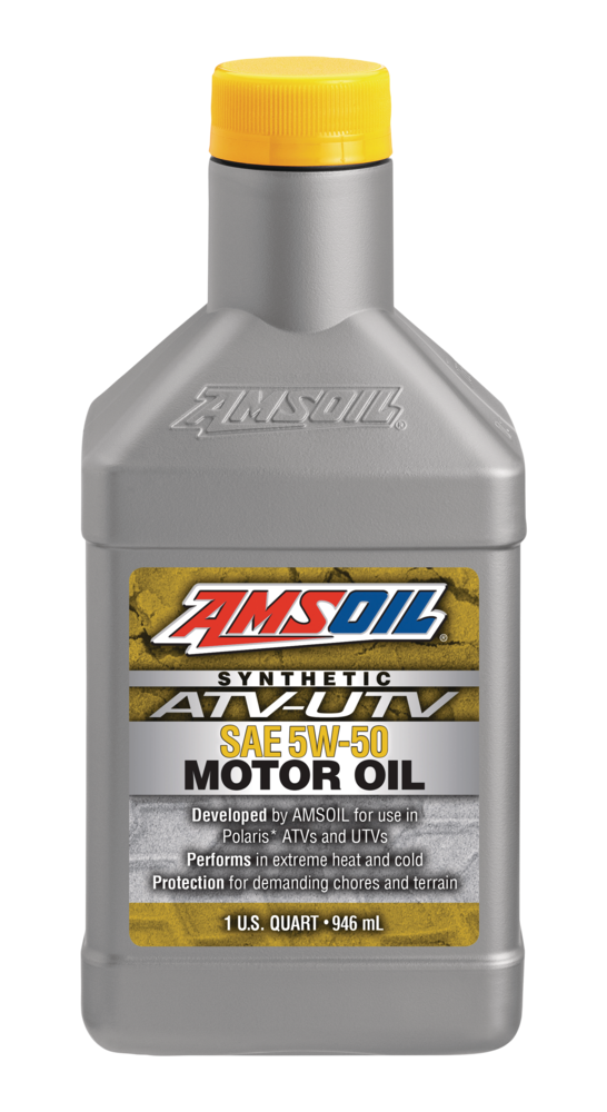 Amsoil Synthetic ATV/UTV Engine Oil 5W50, 946-mL