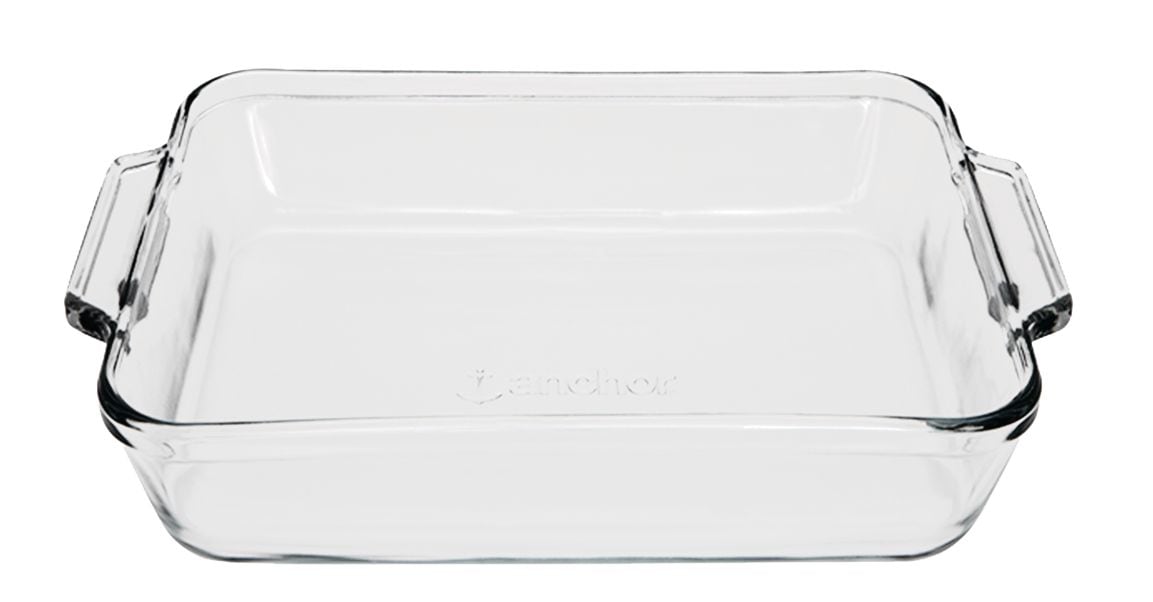 Anchor Hocking Oven Originals Glass Square Cake Dish, 8 x 8-in, 2-L