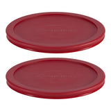 Anchor Hocking Plastic Lid Set, Red, 2-pc x 7-Cup