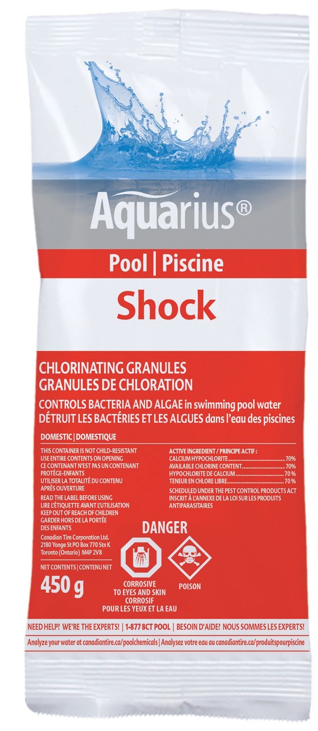Aquarius Chlorinating Granules Shock, 450-g