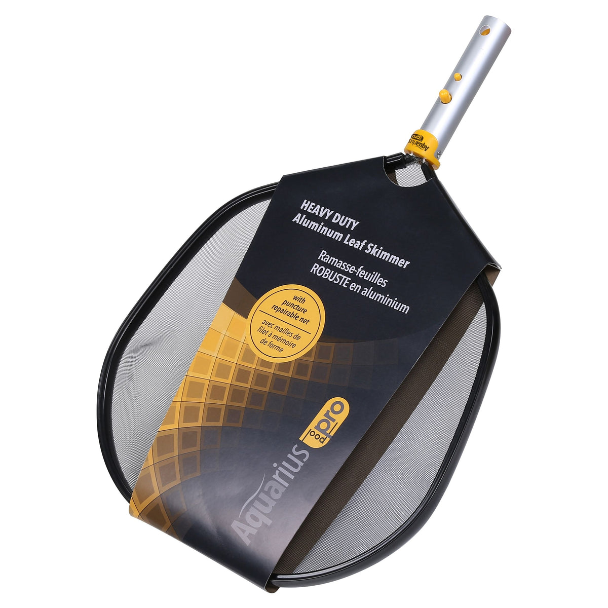 Aquarius Deluxe Aluminum Swimming Pool Leaf Skimmer with Aluminum Handle