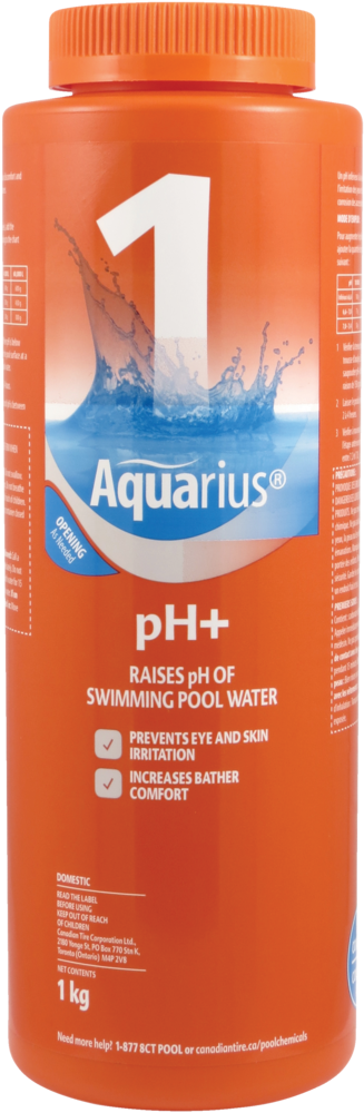 Aquarius pH + Step 1, Raises pH of Pool Water 1-kg