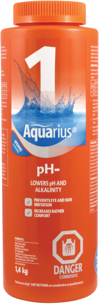 Aquarius pH Step 1 Water Treatment, 1.4-kg