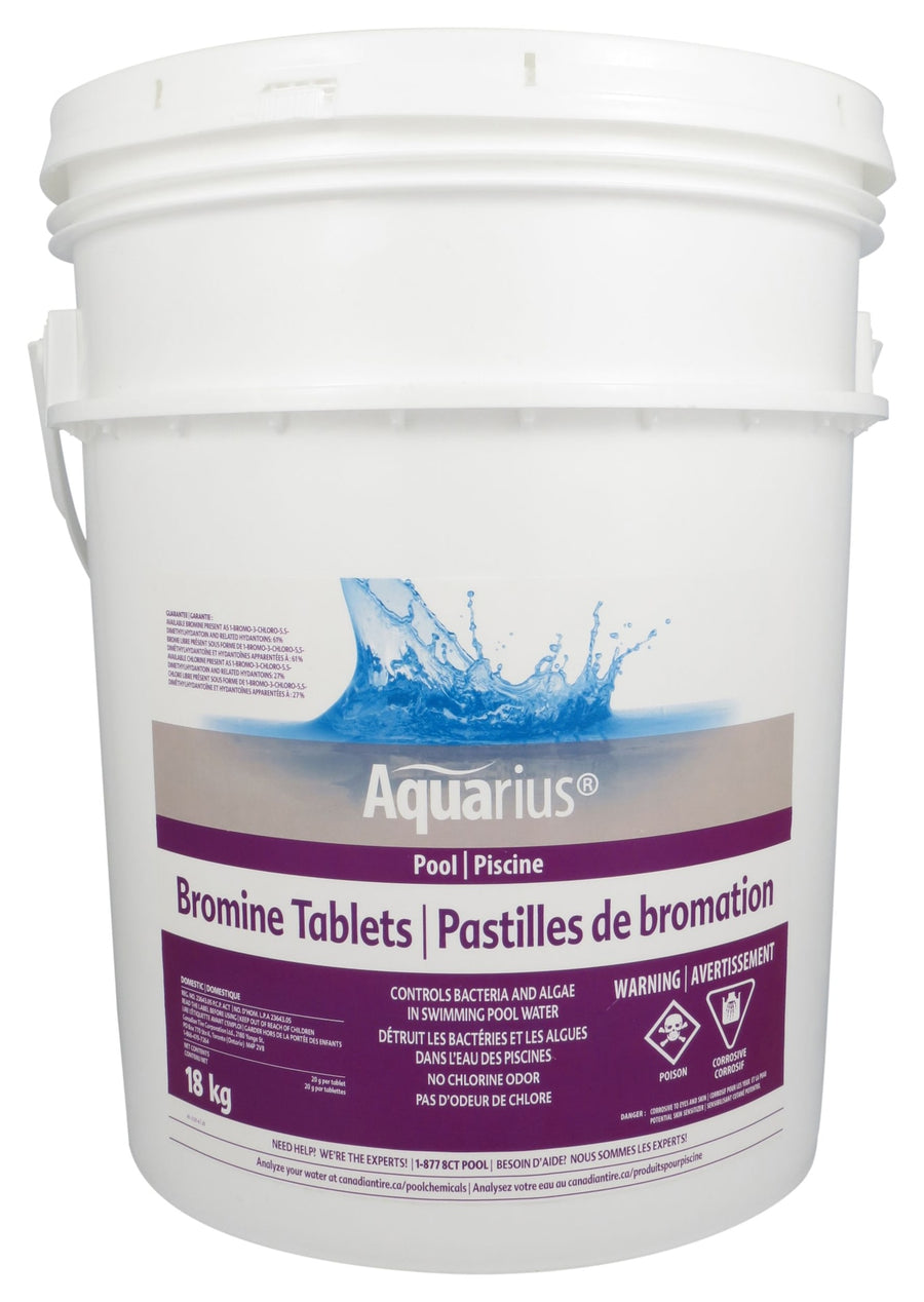 Aquarius Pool Bromine Tablets, 18-kg