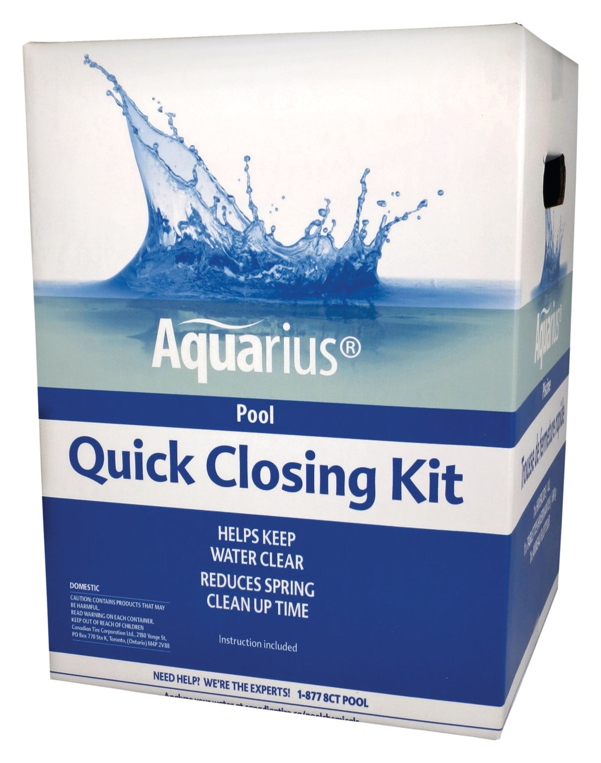 Aquarius Pool Quick Closing Kit with Floating Stabilizer Ring for Winterizing