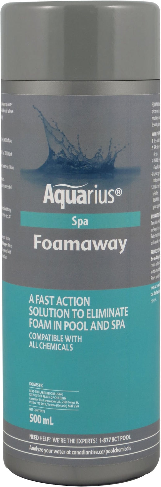 Aquarius Spa Foamaway, 500-mL