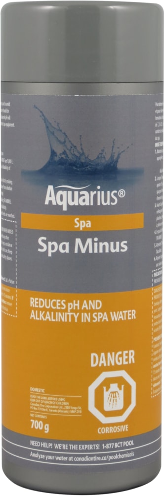 Aquarius Spa pH Minus, Reduces pH & Alkalinity in Water, 700-g