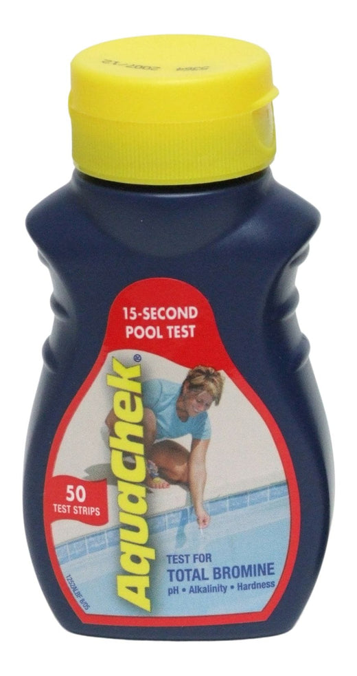 Aquarius Stabilized Pool & Spa Bromine Test Strips, Red