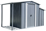 Arrow 3-in-1 Corrosion-Resistant Steel Utility Shed image 2