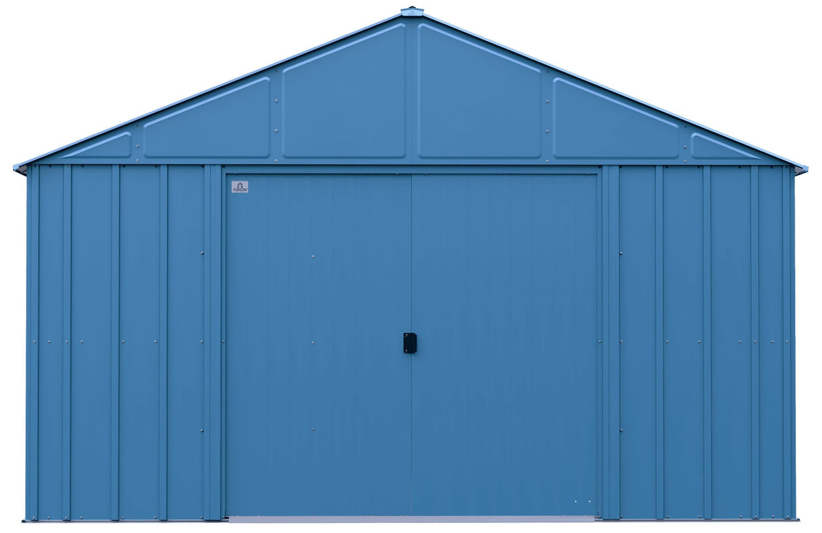 Arrow Classic 12x12-ft Blue Grey Corrosion-Resistant Steel Shed