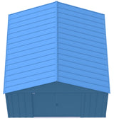 Arrow Classic 12x12-ft Blue Grey Corrosion-Resistant Steel Shed image 3