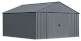 Arrow Classic 12x12-ft Charcoal Corrosion-Resistant Metal Shed image 3