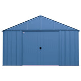 Arrow Classic 12x14-ft Blue Grey Corrosion-Resistant Steel Shed image 2